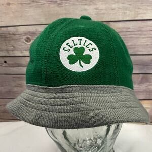 Vintage Nike NBA Celtics Bucket Hat Size L/XL Green Logo Embroidered Rare